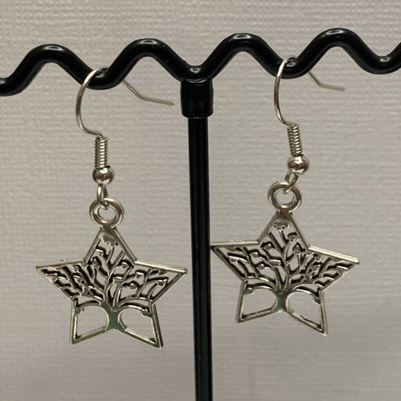 Celtic Earring, Tree of Life Earring, Star Earring, Boho Earring, Gift Idea - Picture 4 of 5